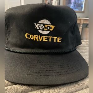 Vintage Corvette snapback rope hat